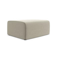 POUF Samt Stoff Creme - Perlmutt/Lila, Kunststoff/Textil (90/80/60cm) - Makamii