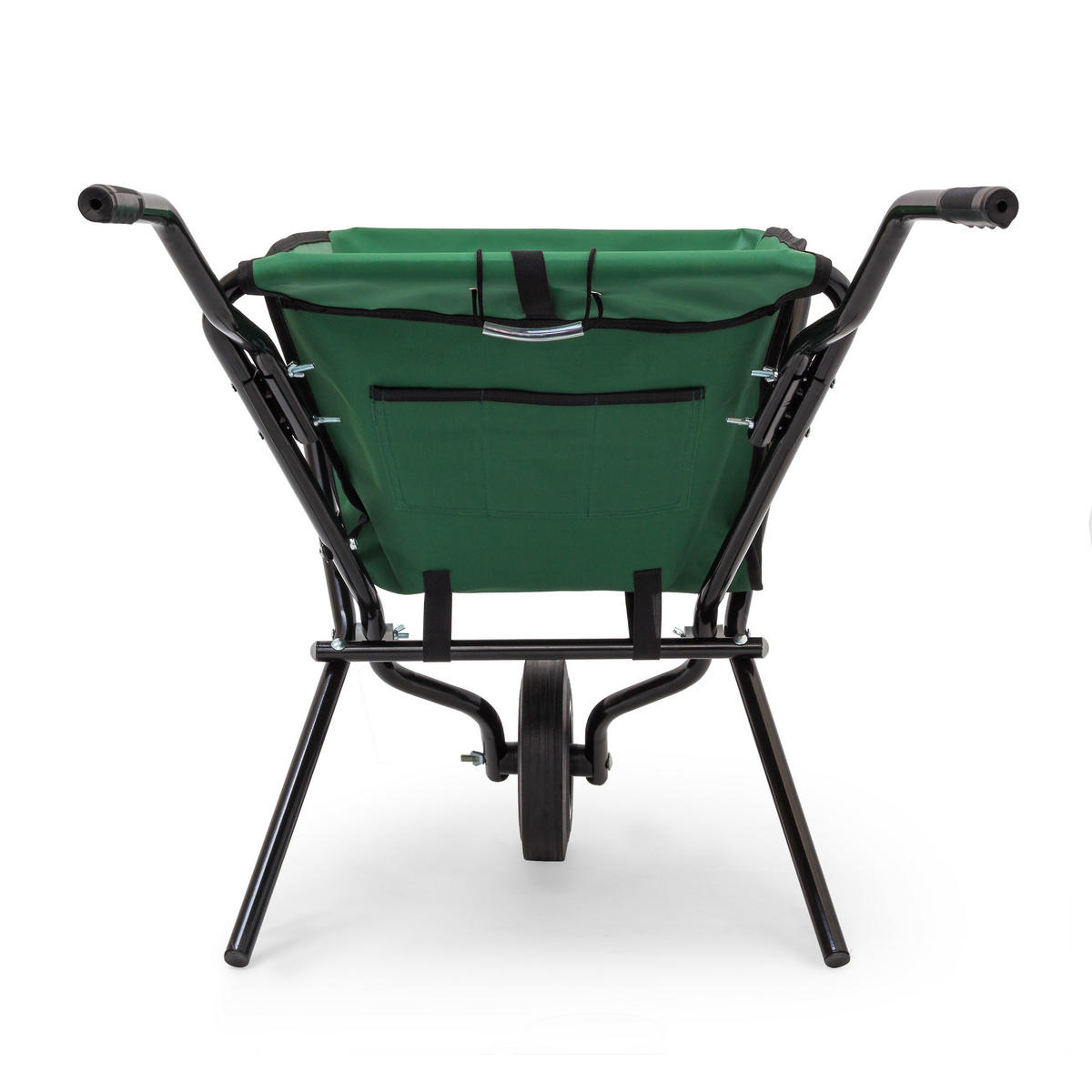 SCHUBKARRE - Grün, Kunststoff/Textil (63/66/112cm) - Relaxdays