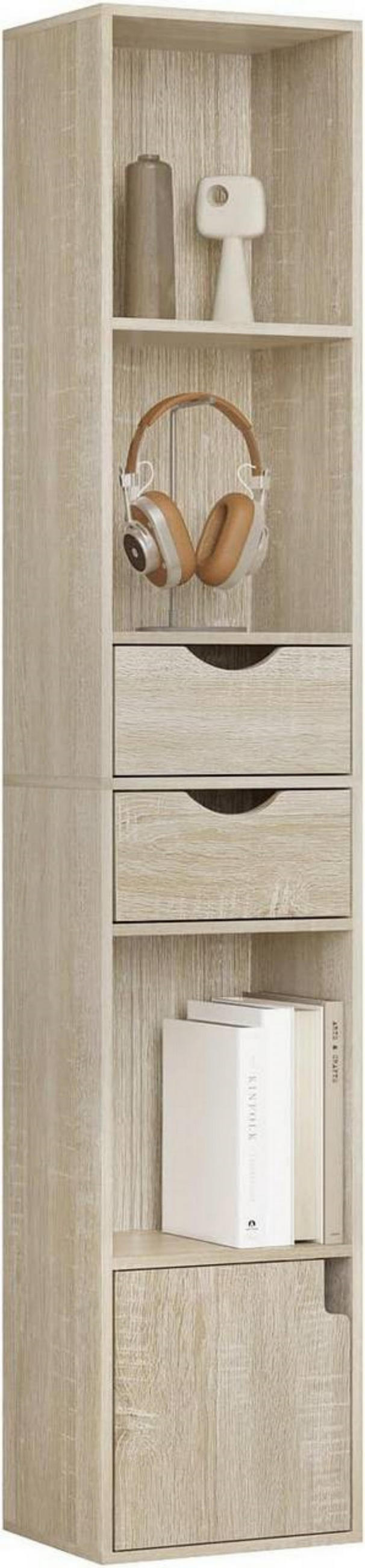 BÜCHERREGAL 30x158x24 cm, Helle Eiche - Eichefarben, Holzwerkstoff (30/158/24cm) - Woltu