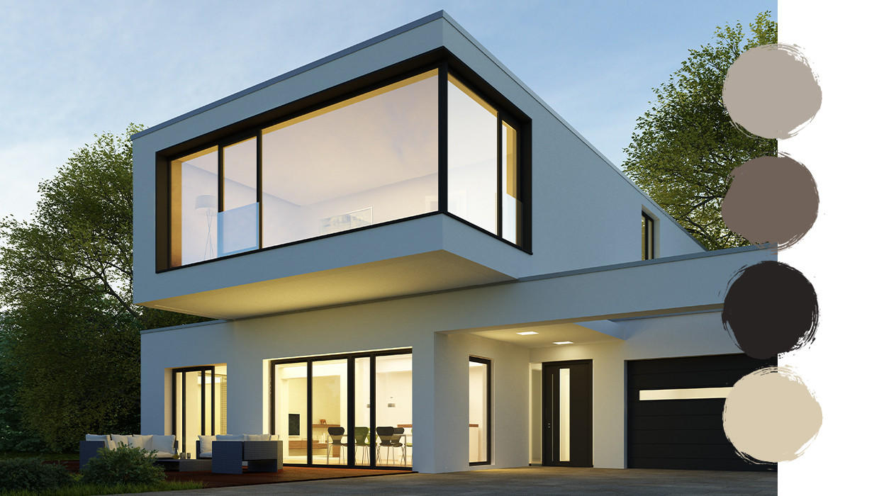 Modernes Wohnen modernes Haus 