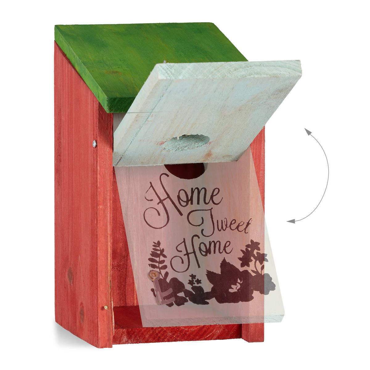 NISTKASTEN - Multicolor, Holz/Metall (12/22/15cm) - Relaxdays