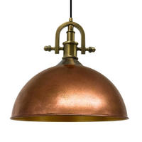 PENDELLEUCHTE Lipeo Vintage 40/23 - Goldfarben/Kupferfarben, Metall (40/23cm) - Bamyum