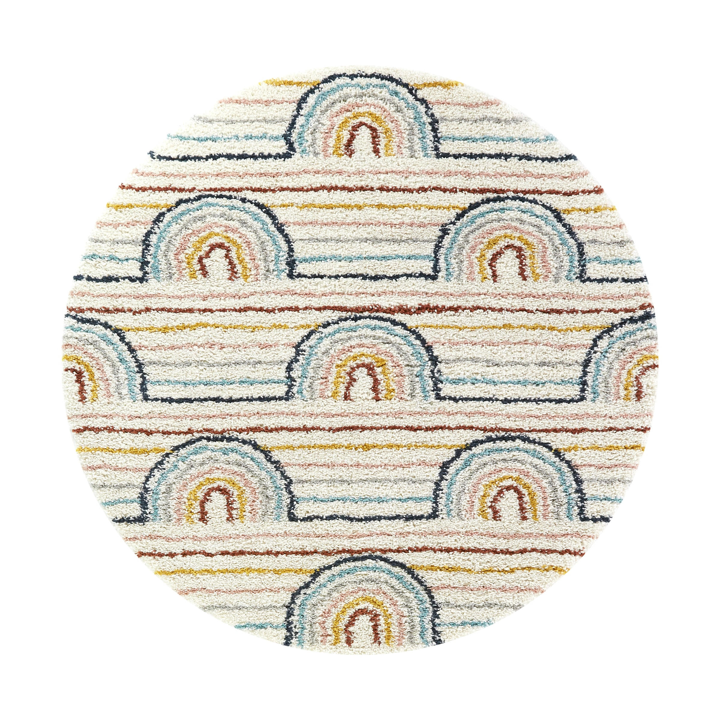 AFK Living Teppich Mehrfarbig 160x160 cm