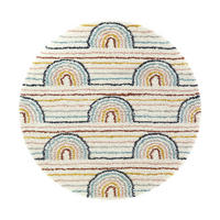 TEPPICH dicker und bequemer Shaggy mehrfarbig - Multicolor, Textil (160/160cm) - AFK Living