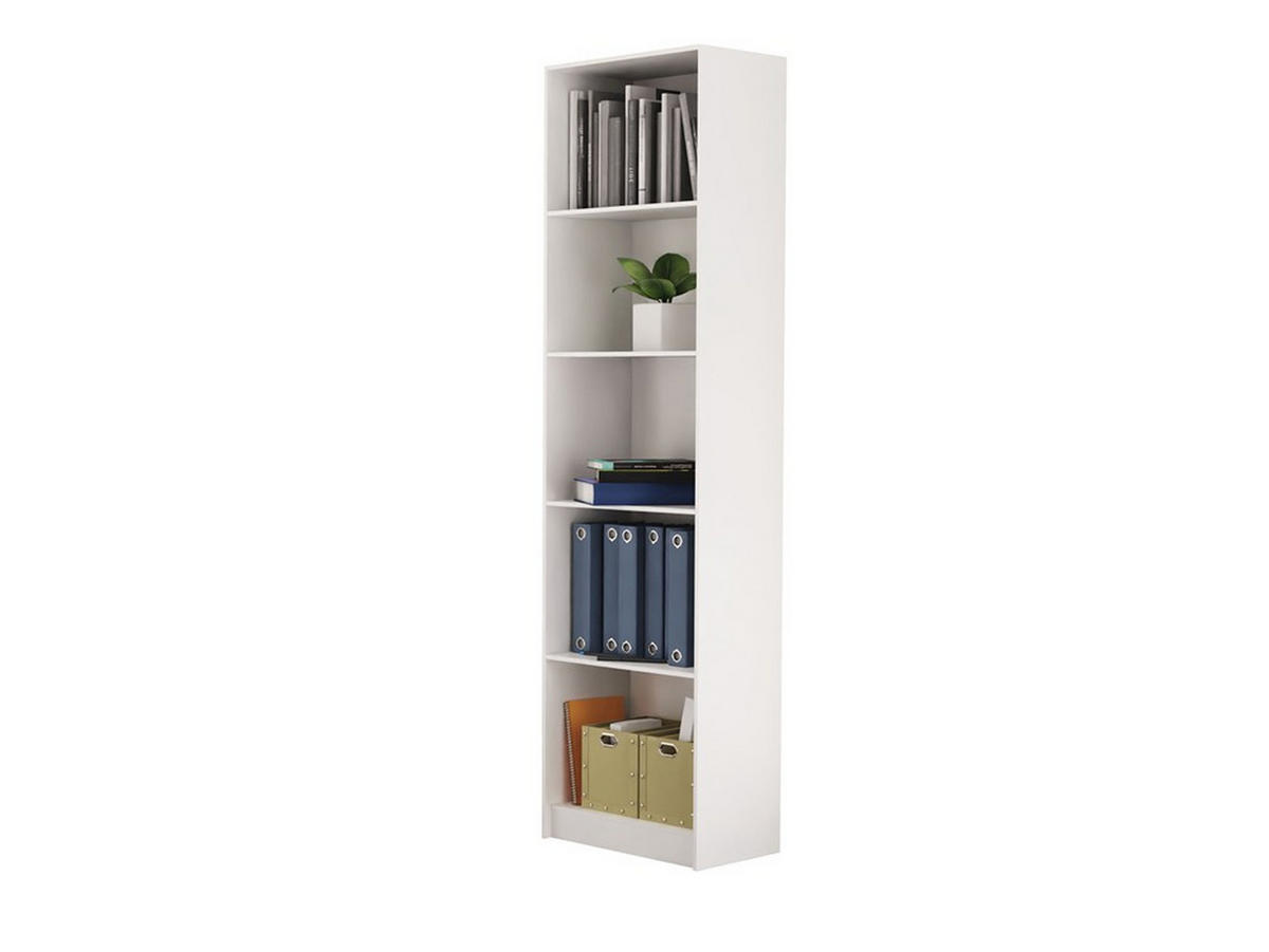 BOKHYLLOR Vit 50/182/30 - Vit, Träbaserade material (50/182/30cm) - RAUMHIRSCH FURNITURE