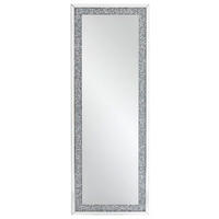 NÁSTENNÉ ZRKADLO 60/160/4 cm  - strieborná, Lifestyle, kompozitné drevo/sklo (60/160/4cm) - Xora