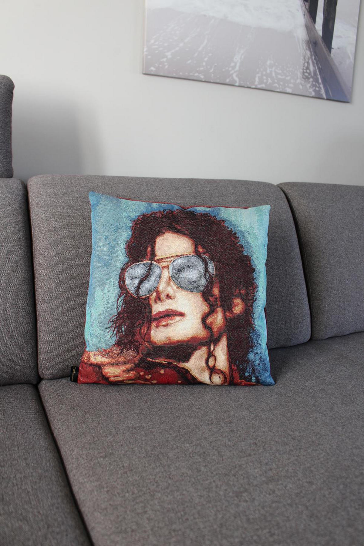 KISSENHÜLLE STARS - Multicolor, Textil (45/45cm) - Yve! decoration