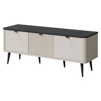 TV-ELEMENT Marly 3K RE14 - Kaschmir/Schwarz, Holzwerkstoff/Metall (130/52/40cm) - MIRJAN24