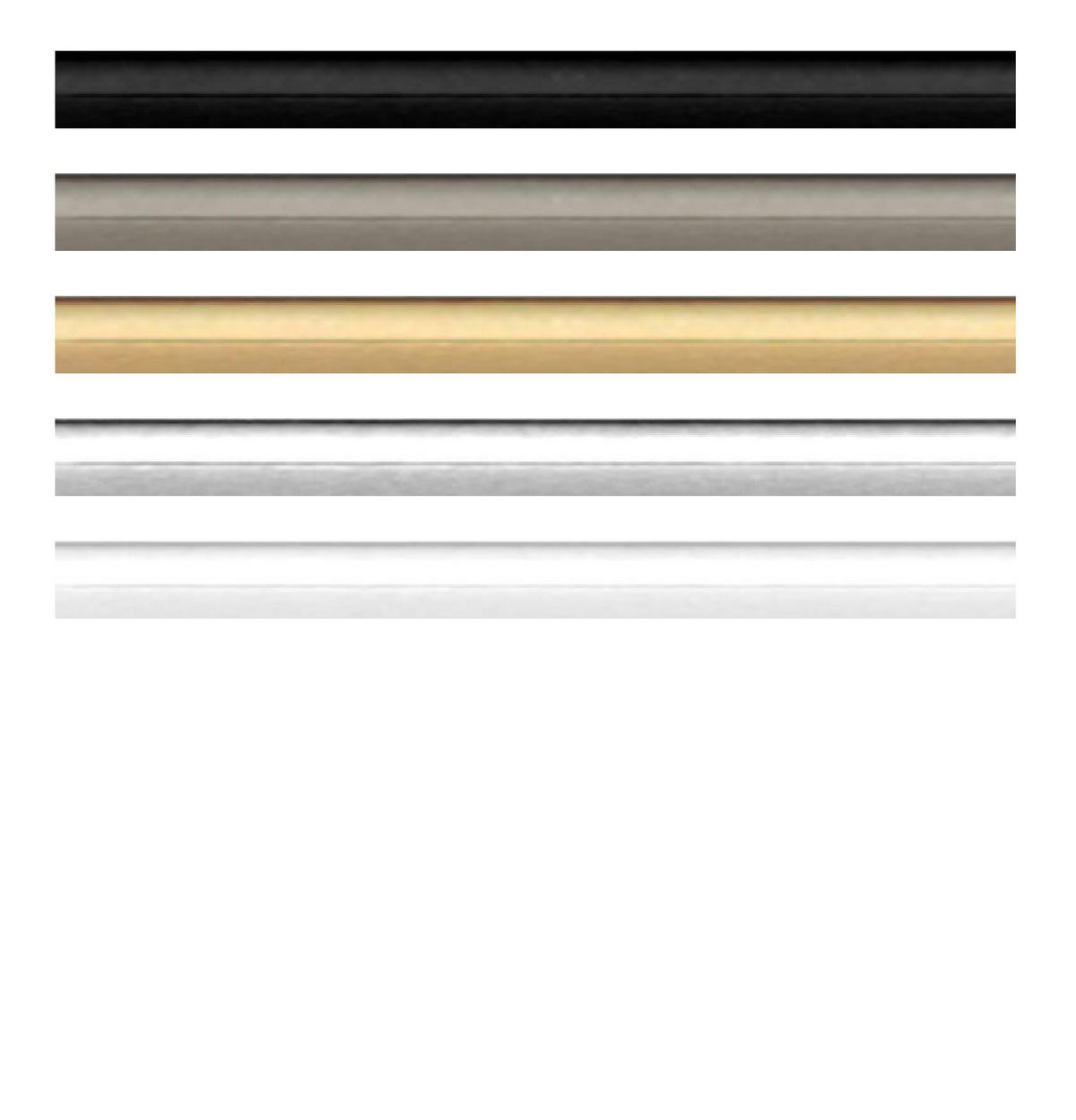 BILDERRAHMEN New Lifestyle Kst.Rahmen Kunstglas 59,4X84cm, Gold - Goldfarben, Kunststoff (61/85.2/1.65cm) - walther design