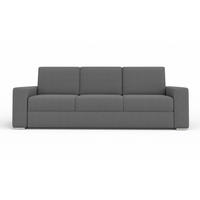 3-SITZER SOFA TOCO 245 cm breit in Boucle Grau - Grau, Holzwerkstoff/Textil (245/90/92cm) - Deine Möbel 24