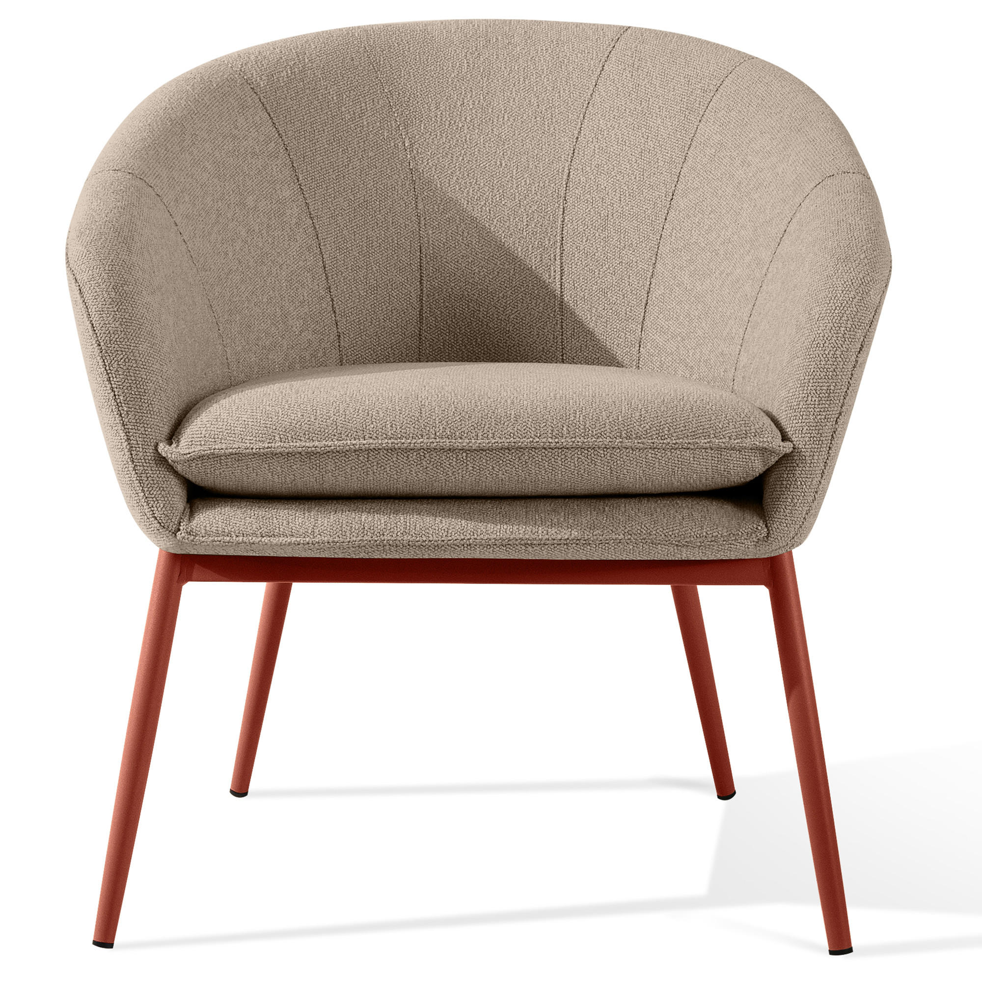 Konsimo® Gartensessel Hellbraun 69x76x66 cm