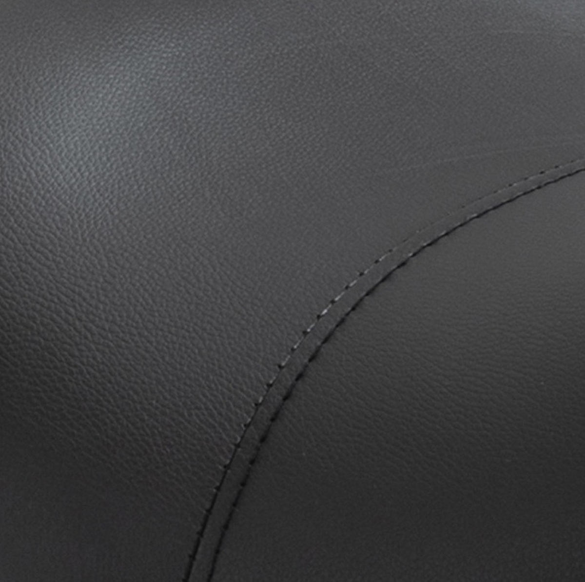 SATTELHOCKER höhenverstellbar Black - Schwarz, Metall (53/49/52cm) - Meubliv