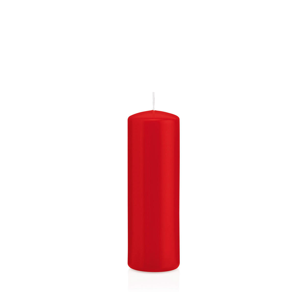 STUMPENKERZEN Rot Ø 48 x 150 mm, 24 Stück - Rot, Paraffin (5/15cm) - Wiedemann Kerzen