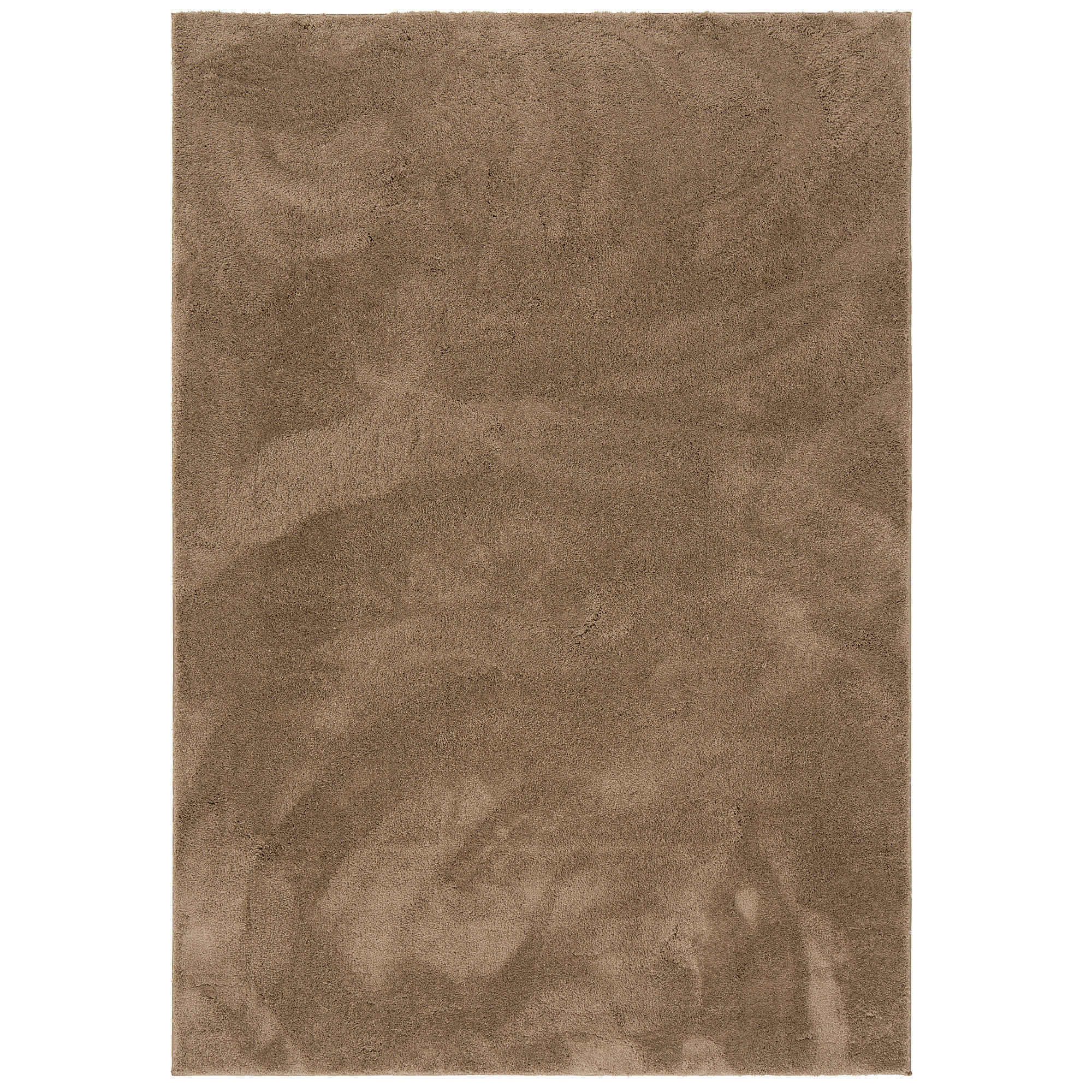 HOCHFLOR LANGFLOR SUPER SOFT TEPPICH SILKY - Taupe, Textil (120/170cm) - Pergamon