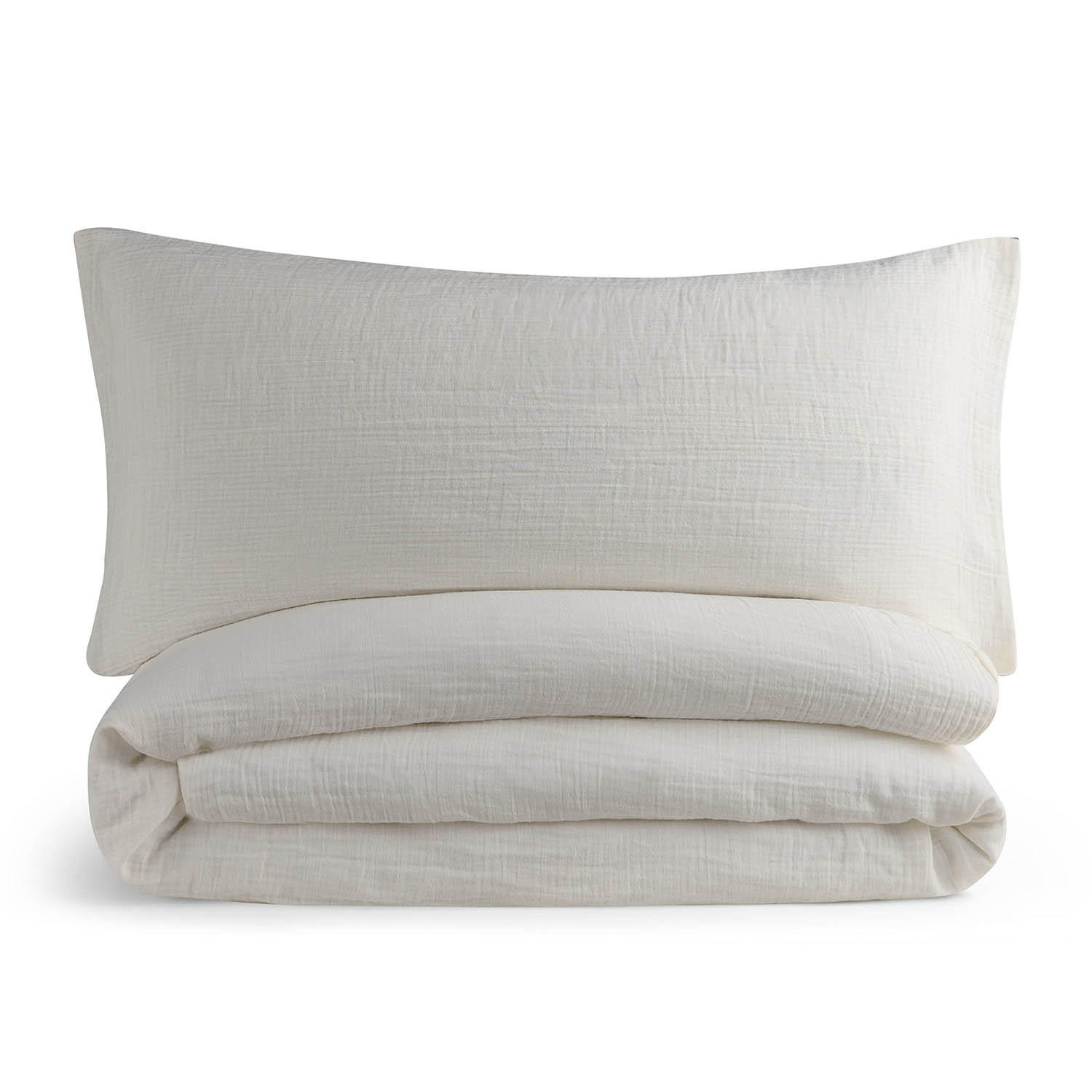 BETTWÄSCHE Musselin, 100% Baumwolle, 135/100 cm & 40/80 cm - Beige, Textil (135/100cm) - Blumtal
