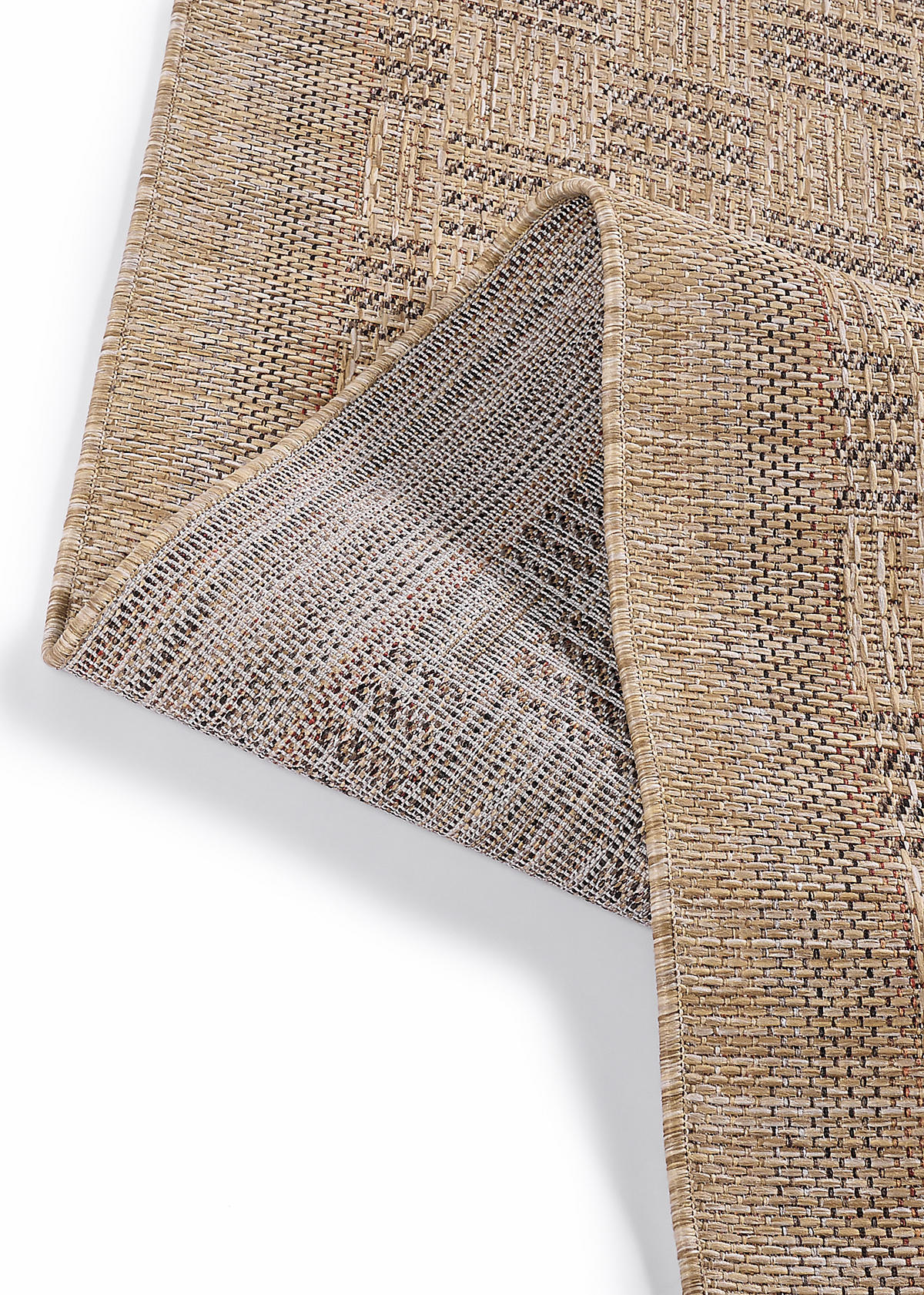 TEPPICH YUCANA Beige Outdoor Flachgewebe 120/170 cm - Beige, Textil (120/170cm) - Tapiso