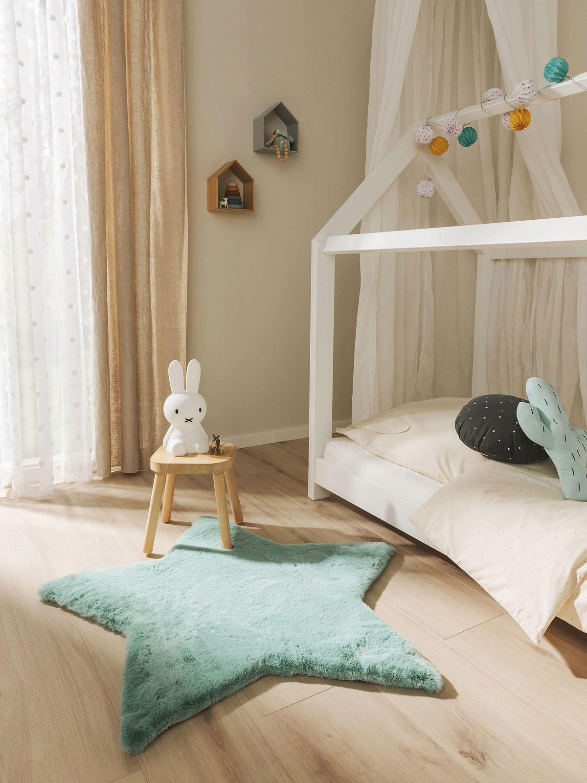 KINDERTEPPICH Dave Blau 100x100 cm - Blau, Textil (100/100cm) - Lytte