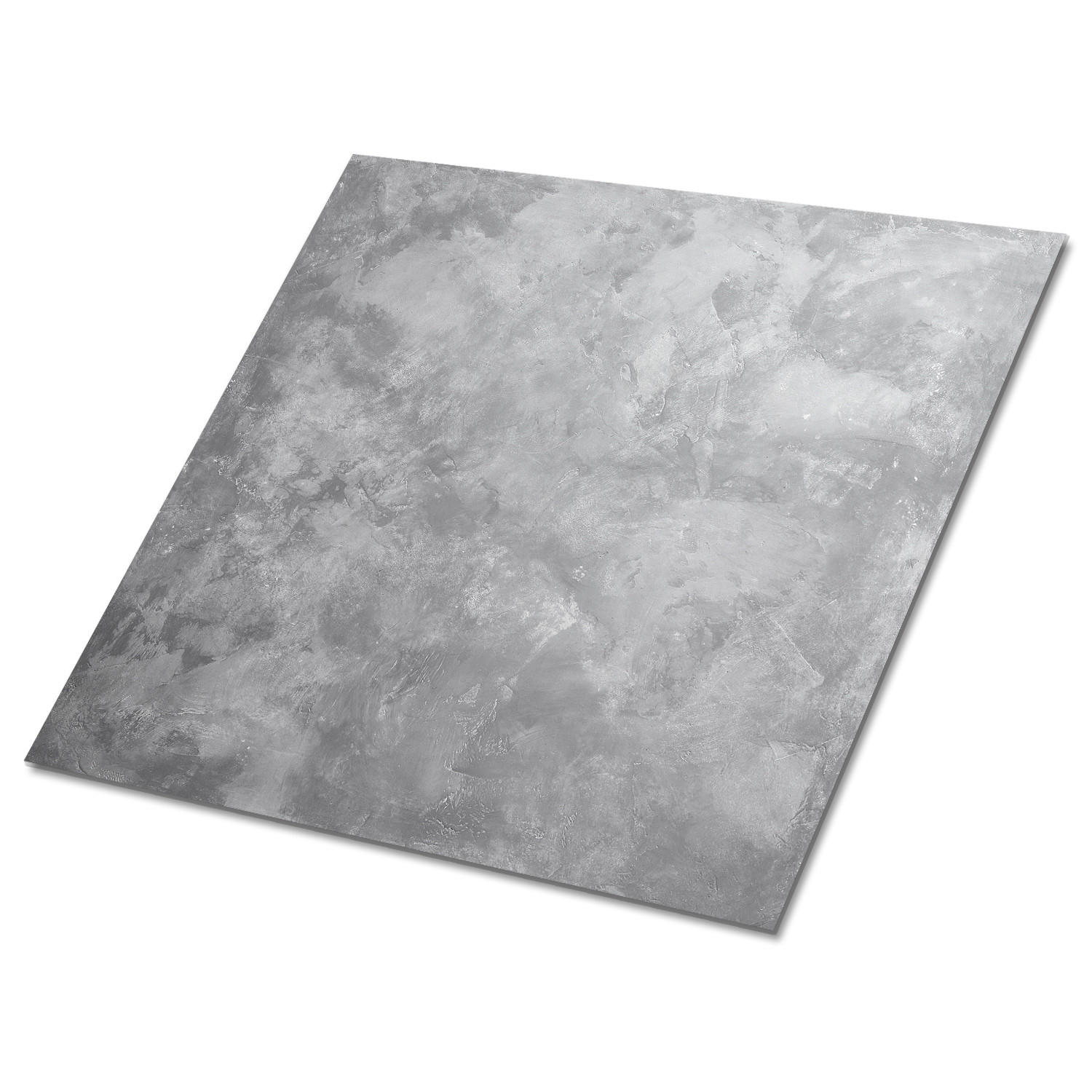 FLIESENAUFKLEBER 9 Stück 30x30 cm selbstklebend Betonboden - Grau, Textil (30/1.6/30cm) - TULUP