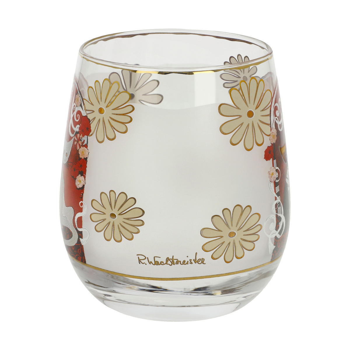 WINDLICHT Rosina Wachtmeister - Templi dell amore, Glas, Bunt, 9.5 cm - Multicolor, Glas (8.5/9.5/8.5cm) - Goebel