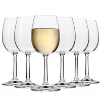 WEISSWEINGLÄSER 6er-Set 280 ML - Transparent, Glas (0.25L) - Krosno Glass