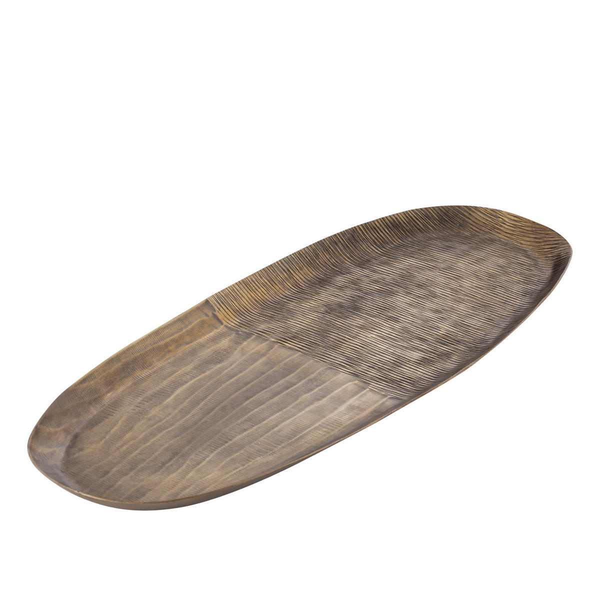 TABLETT Jowad Gold 60.5/25.5/2.5cm - Goldfarben, Metall (25.5/2.5/60.5cm) - PTMD Collection