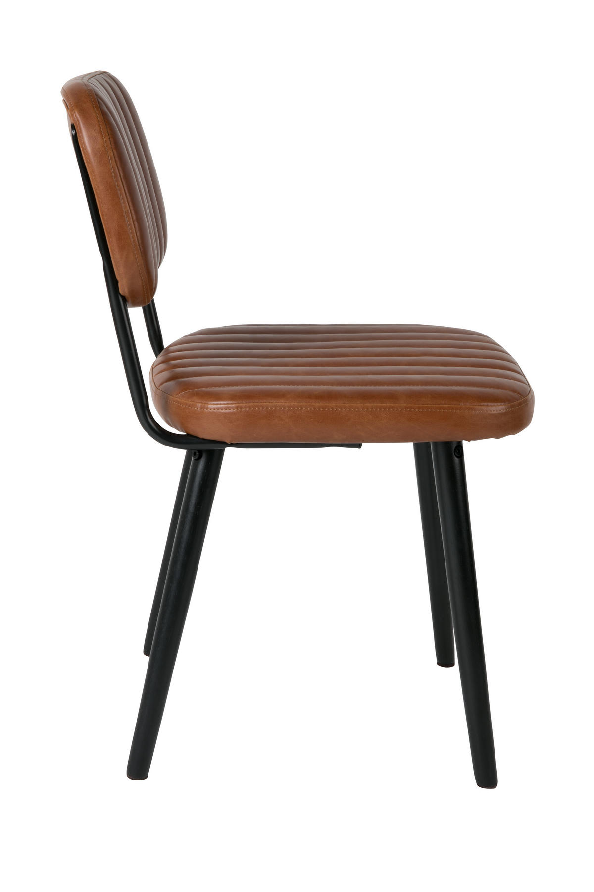 ESSZIMMERSTUHL Jake - Braun - 58/46/81 cm - Braun, Textil (46/81/58cm)