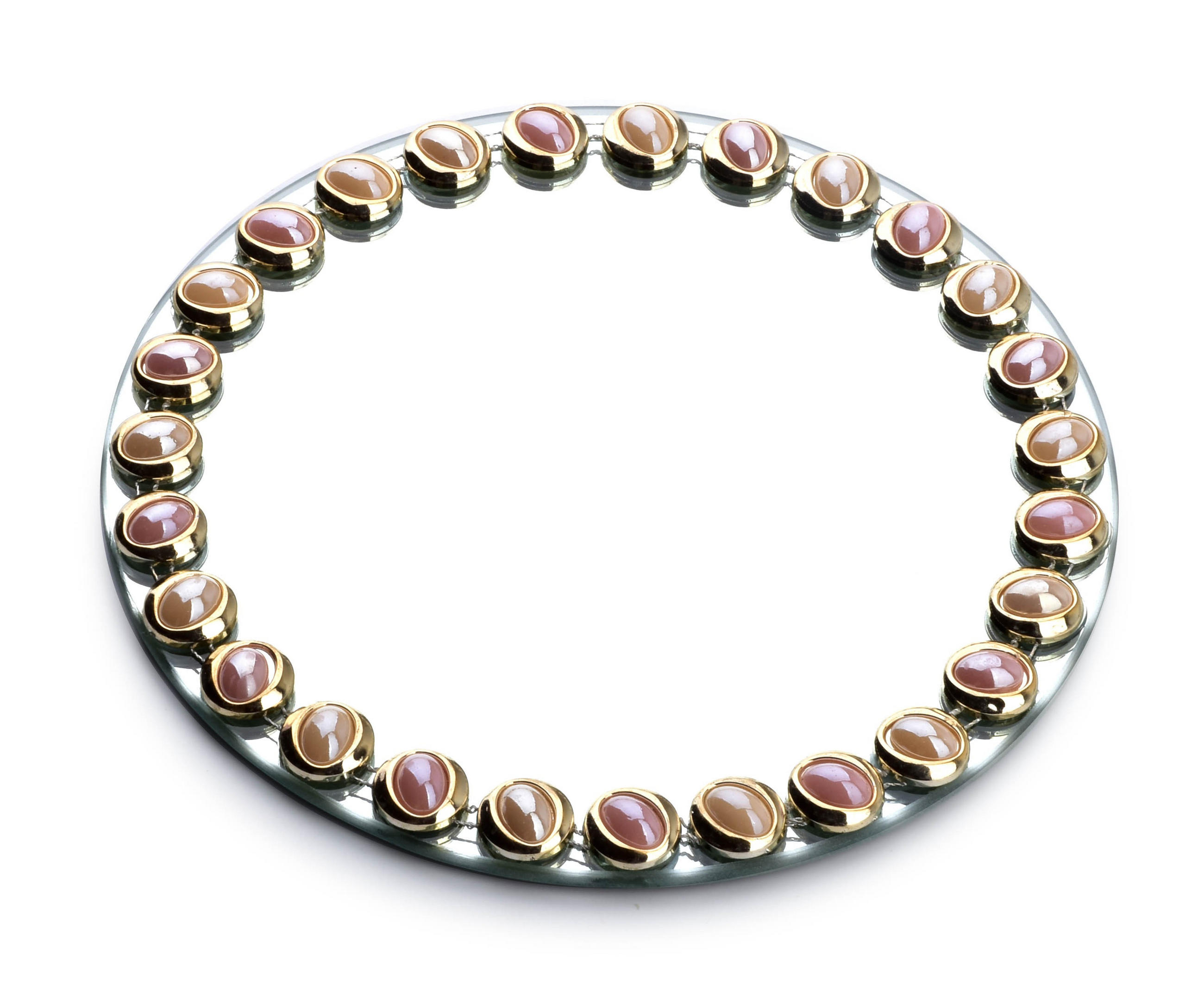 DEKOTABLETT Elia Rosa 20/20/1 cm Glas - Rosa, Glas (1cm) - Mondex