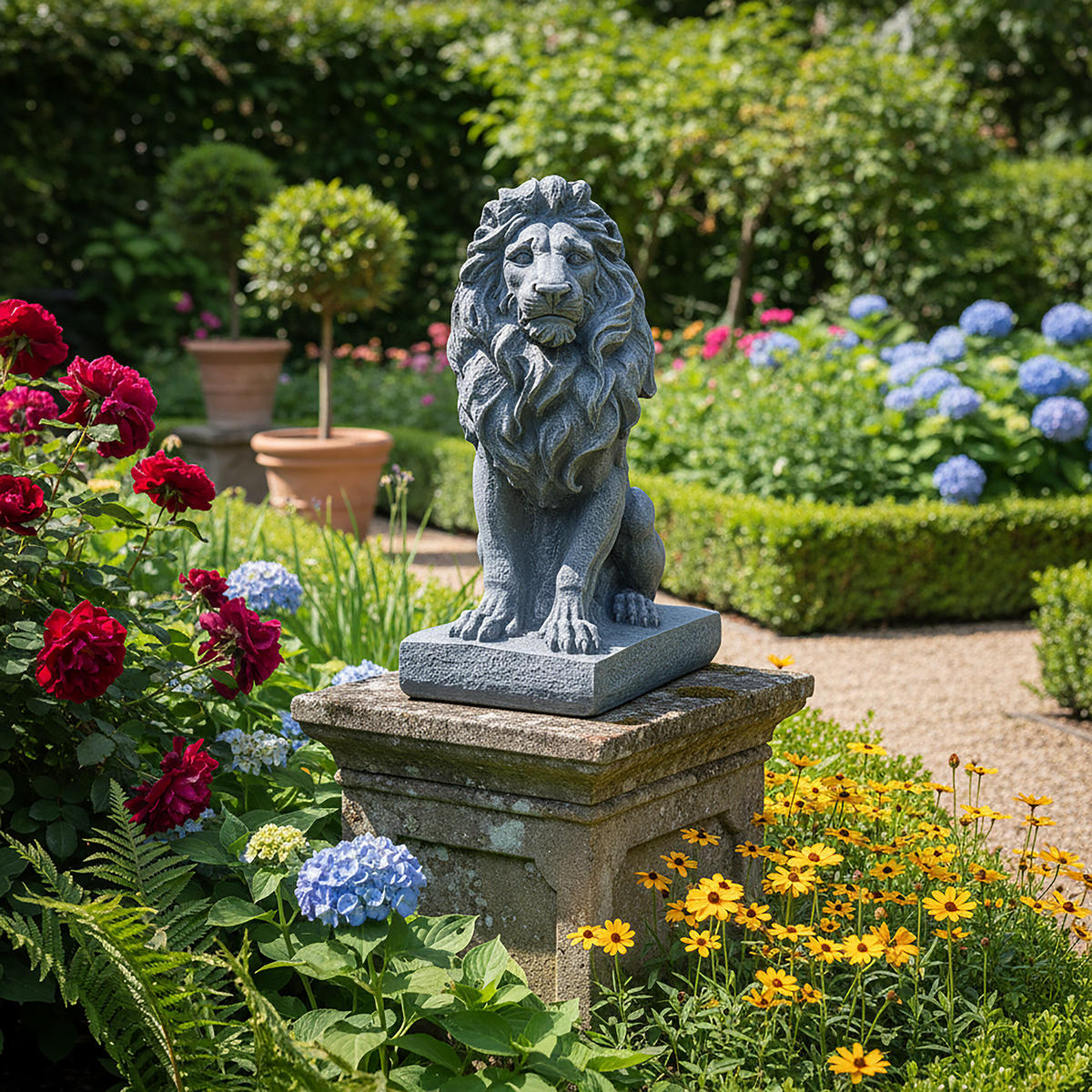 SOCHA leva - sivá, plast (17/38/27cm) - Relaxdays