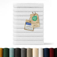 RUČNÍK PRO HOSTY sada 10 ks, 10x ručník pro hosty 30/30 cm, biela - biela, textil (30/30cm) - Blumtal