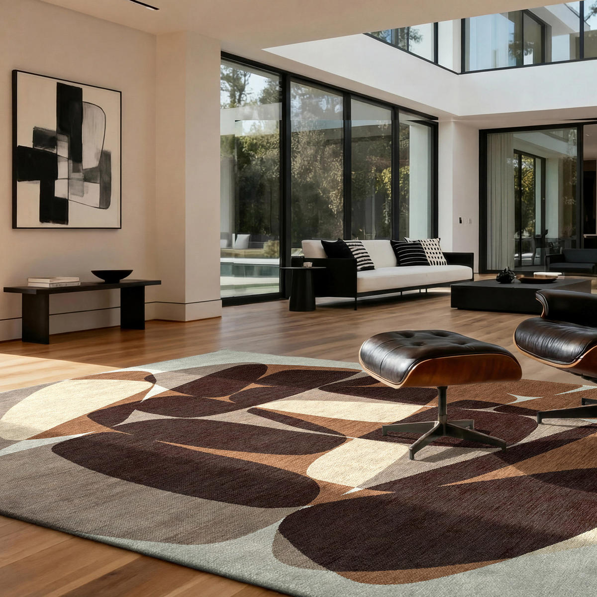 TEPPICH Cookie Gallery Stones 240/340 cm - Braun, Kunststoff/Textil (240/340cm) - Louis De Poortere
