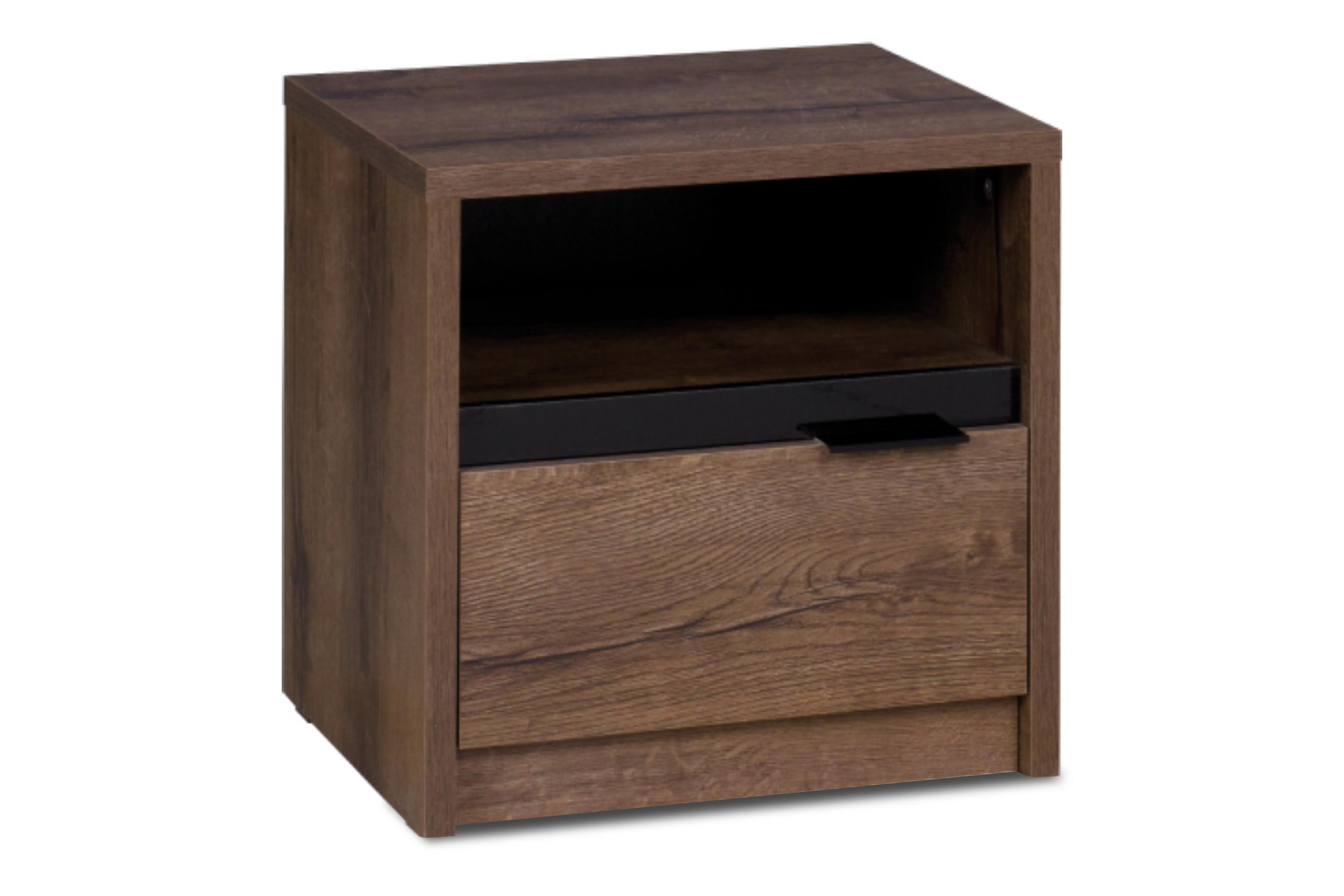 Konsimo® Nachttisch Dunkelbraun 47x46x40 cm