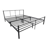 METALLBETT Laos - Schwarz, Metall (180/200cm) - [en.casa]