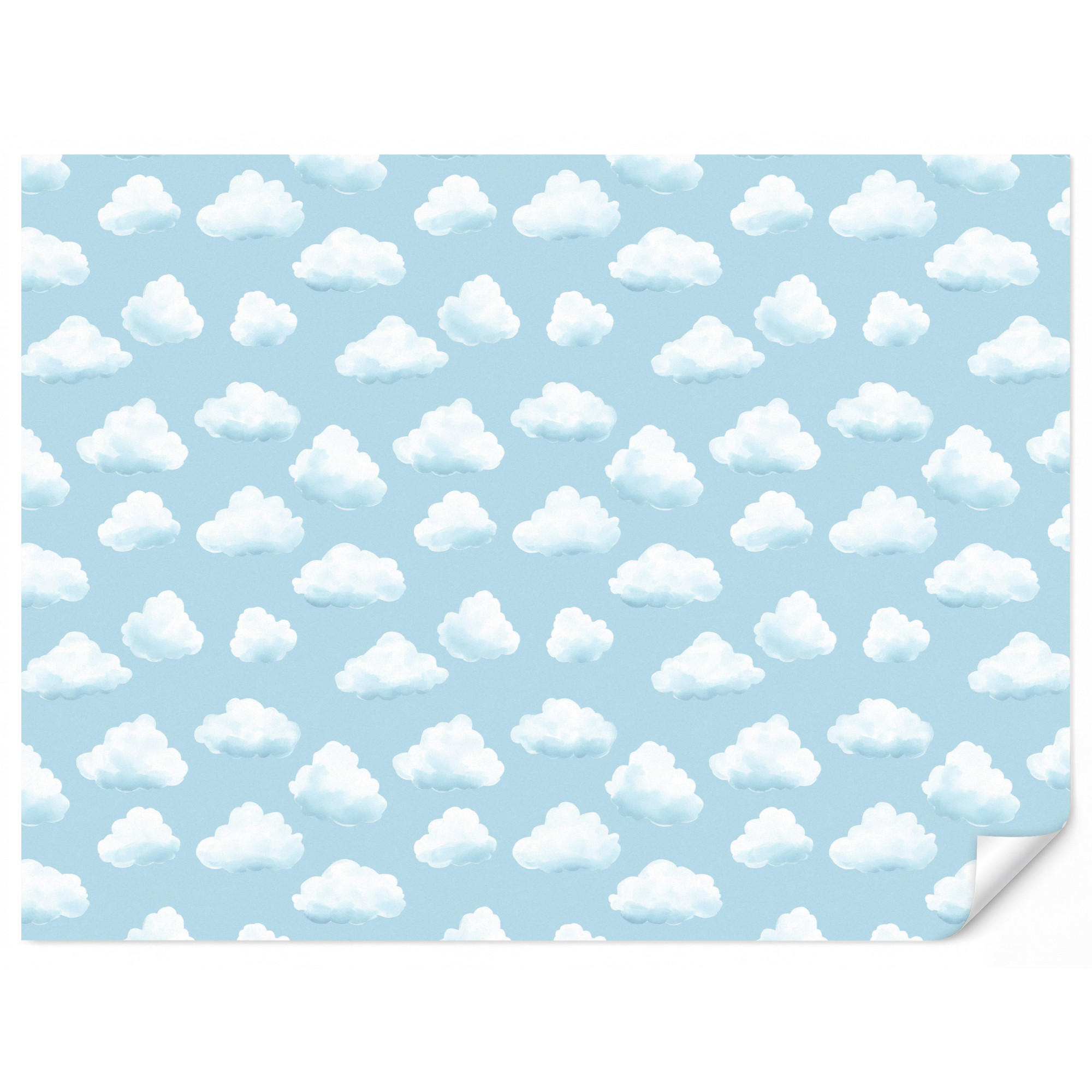 OnlyWow Kindertapete Hellblau 280x200 cm