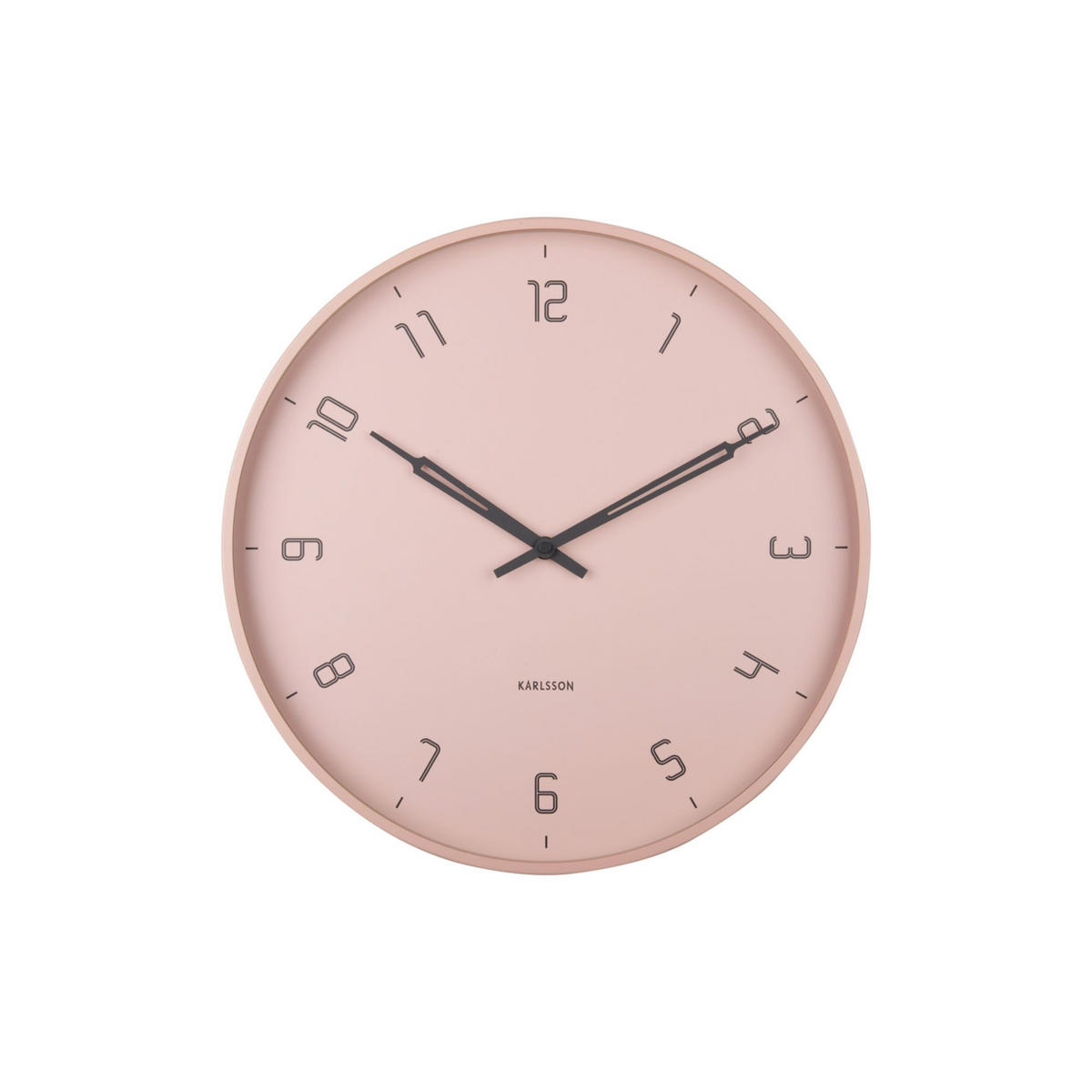 WANDUHR Stark Ø40 cm - Pink, Metall (40/40/4.5cm) - Karlsson