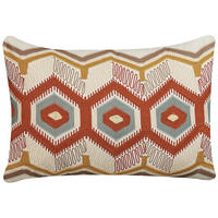 DEKOKISSEN Bunt 40/60 cm Majra - Multicolor, Naturmaterialien/Textil (40/60cm) - Beliani