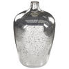 BLUMENVASE Glas silber Kachori - Silberfarben, Glas (40cm) - Beliani