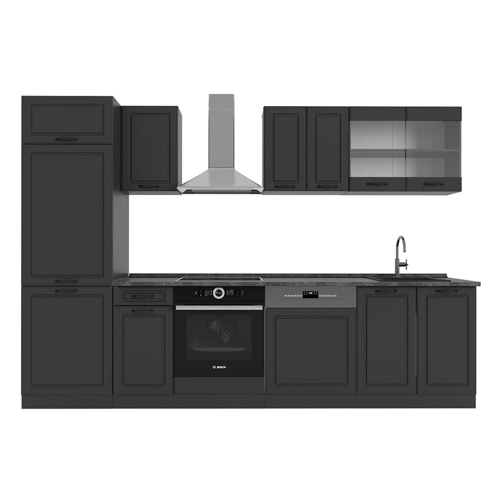 Anthrazit, Holzwerkstoff (300/81.6/46cm) - Vicco