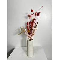 TROCKENBLUMENSTRAUSS Mini Sunset Glow - orange / 20 cm - Orange, Naturmaterialien (20cm) - Lykke & You