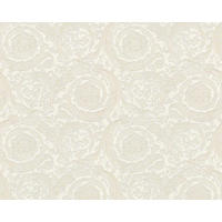 VLIESTAPETE Weiß 53/1005 cm - Beige/Goldfarben, Textil (70/1cm) - KUNSTLOFT