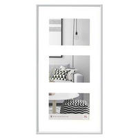 BILDERRAHMEN Galeria Kst.Galerie 3x10x15 cm, WEISS - Weiß, Kunststoff (23.9/46.9/1.9cm) - walther design