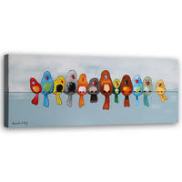 KUNSTDRUCK Bunt 150/50 cm - Multicolor, Textil (150/50cm) - KUNSTLOFT