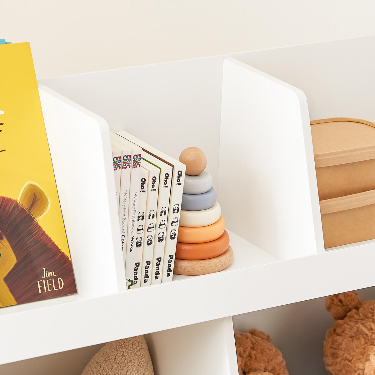 KINDERREGAL Weiß - Weiß, Holzwerkstoff (86/77/36cm) - SoBuy