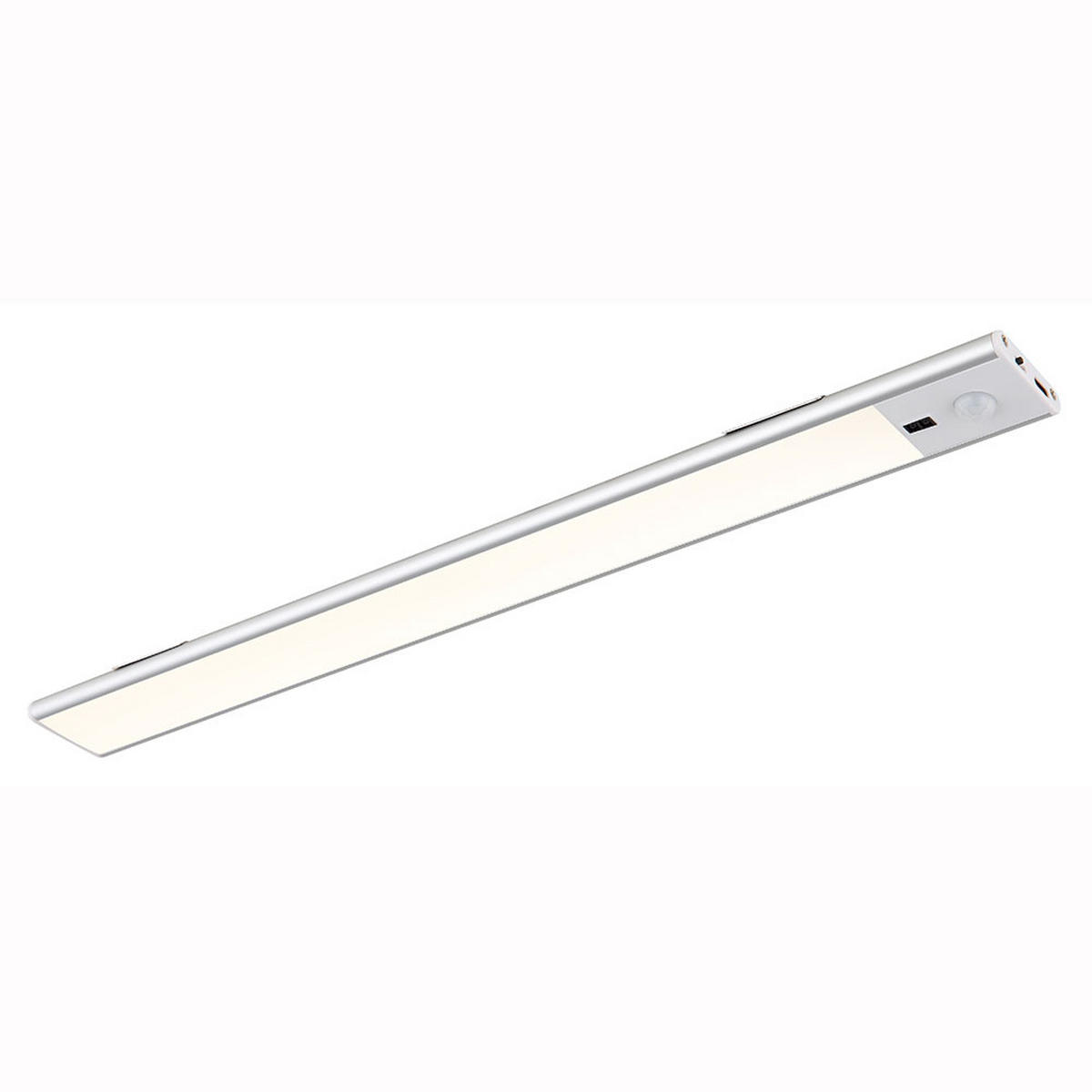 LED UNTERBAULEUCHTE Alu Silber Dimmbar - Silberfarben, Metall (40/4/1cm) - Globo Lighting