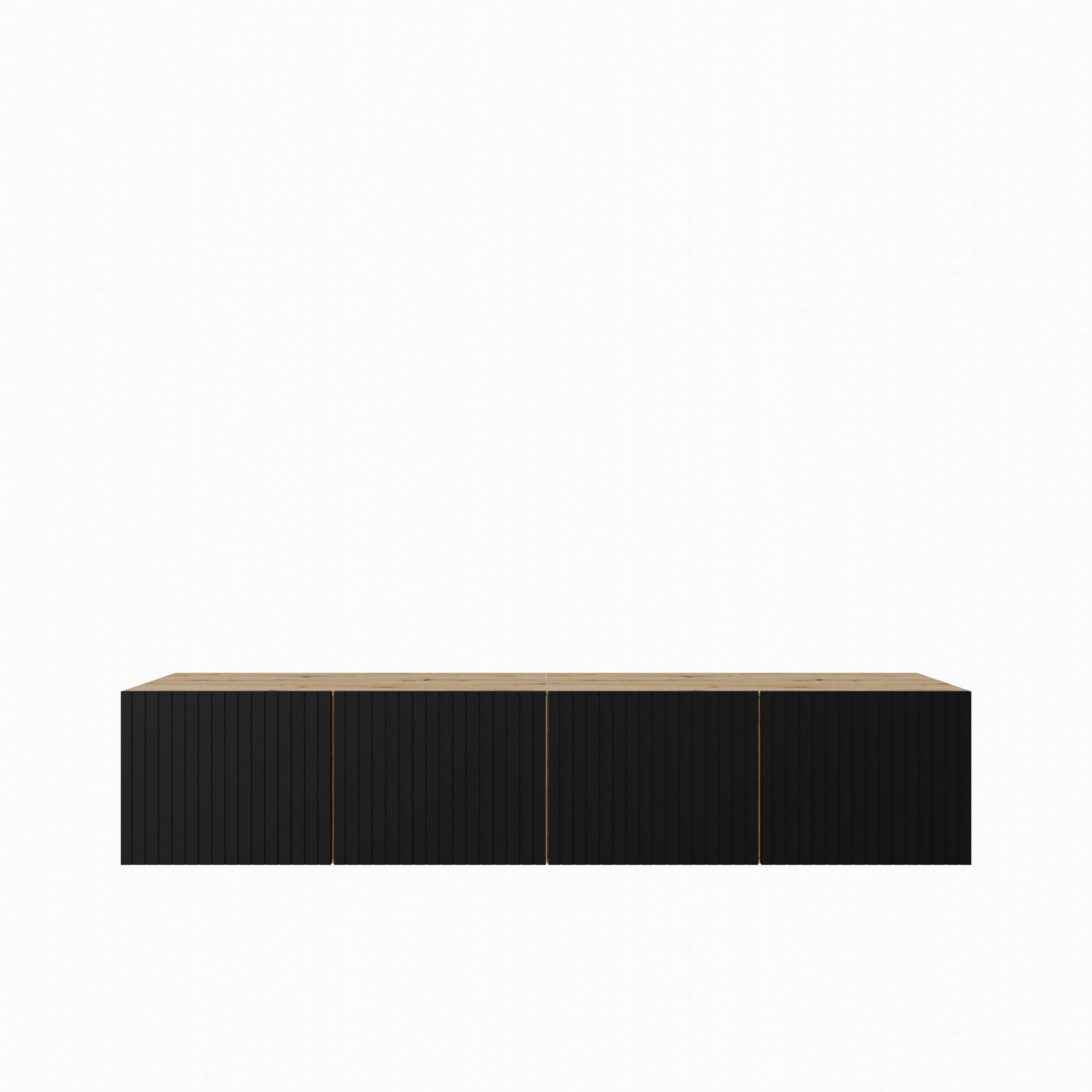 Masseno Lowboard Eiche Artisan 200x41x40 cm