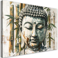 LEINWANDBILD Zen und Orientalisch 120x80cm - Beige, Textil (120/80cm) - Feeby