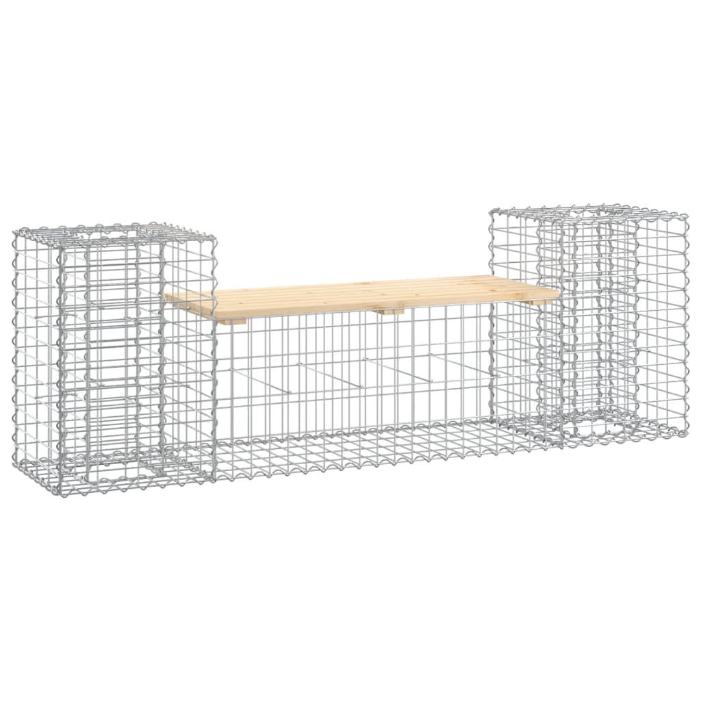 furnicato Gartenbank Braun 183x60.5x41 cm