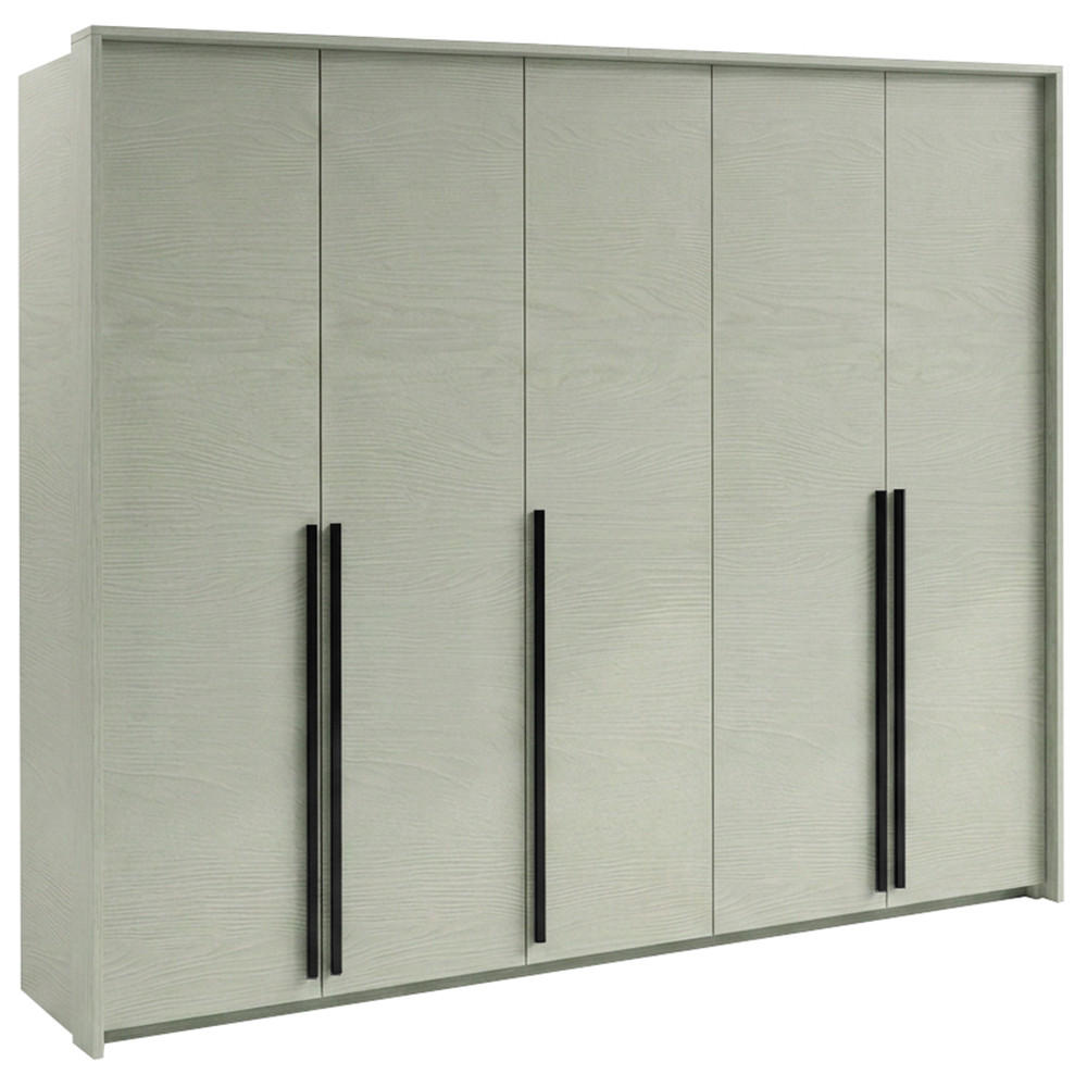 DREHTÜRENSCHRANK Giana mit 5 Türen, 255 cm, Eukalyptusfarbe - Eukalyptusholzfarben, Holzwerkstoff (255/217/65cm) - Beautysofa