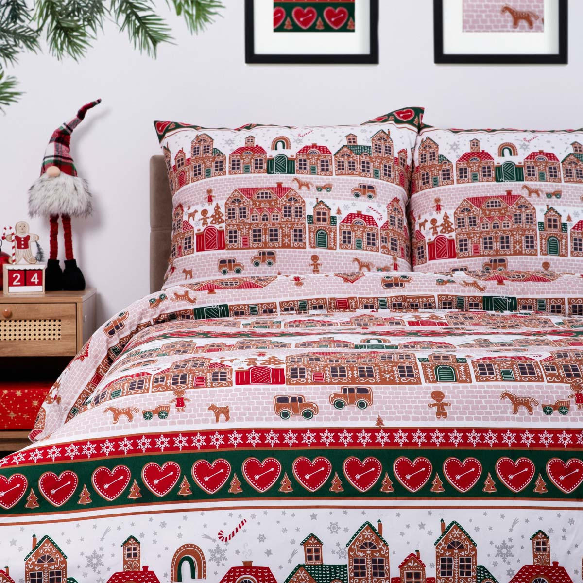 BETTWÄSCHE Lapland Mikrofaser 220/200 cm - Multicolor, Textil (220/200cm) - Homla