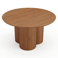 COUCHTISCH Sperrholz Nussbaum 78cm - Braun, Holz (78/78/35cm) - Sia Home