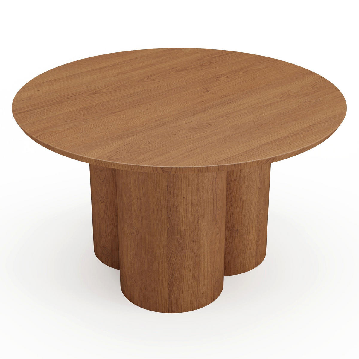 COUCHTISCH Sperrholz Nussbaum 78cm - Braun, Holz (78/78/35cm) - Sia Home